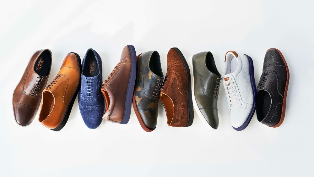 Allen Edmonds' expanded customization tool includes the brand's Park Avenue Oxford, Strand Oxford and Courtside sneakers.