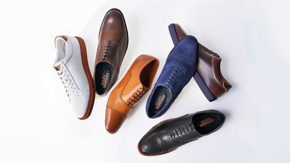 Allen Edmonds' expanded customization tool includes the brand's Park Avenue Oxford, Strand Oxford and Courtside sneakers.