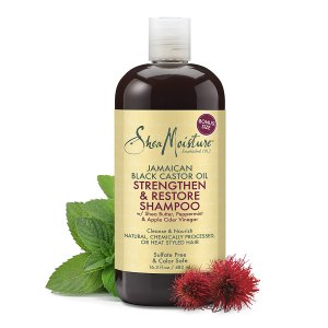 Shea Moisture Jamaican Black Castor Oil Strengthen & Restore Shampoo, best hair thickening shampoos