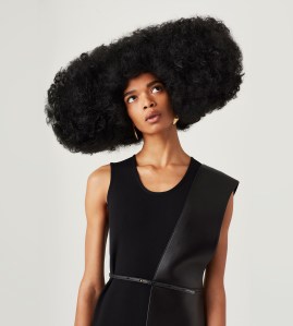 Jill Sander's viscose knit dress and leather belt.
