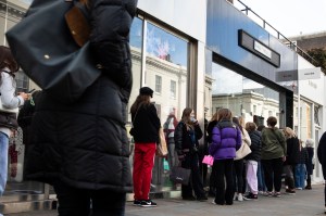 Atmosphere in London as the shops re-open.