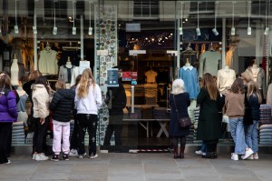 Atmosphere in London as the shops re-open.