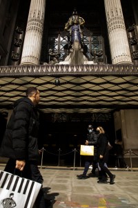 Atmosphere in London as the shops re-open.