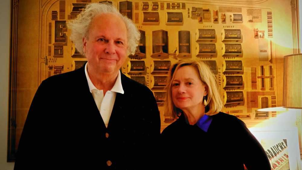 Graydon Carter and Alessandra Stanley