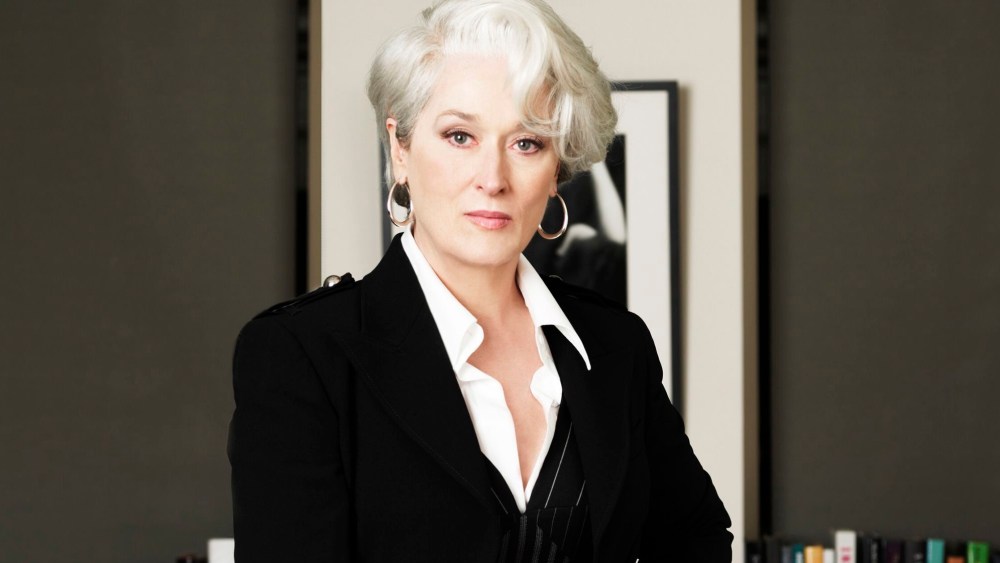 Meryl Streep as Miranda Priestly in The Devil Wears Prada
