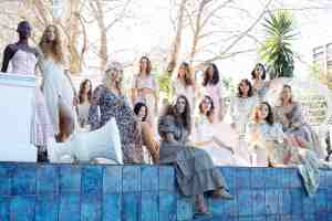 SYDNEY, AUSTRALIA - JUNE 02: Models pose on the runway during the We Are Kindred show during Afterpay Australian Fashion Week 2021 Resort '22 Collections at Villa Orme on June 02, 2021 in Sydney, Australia. (Photo by Mark Metcalfe/Getty Images)