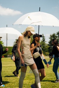 Backstage at Courreges Men's Spring 2022