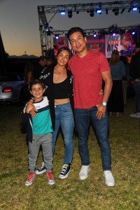 Dominic Lopez, Courtney Mazza and Mario Lopez
