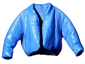A $200 recycled nylon puffer jacket is the first item revealed in the hotly anticipated Yeezy Gap collaboration with Kanye West.