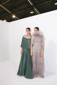 Backstage at Christian Dior Couture Fall 2021