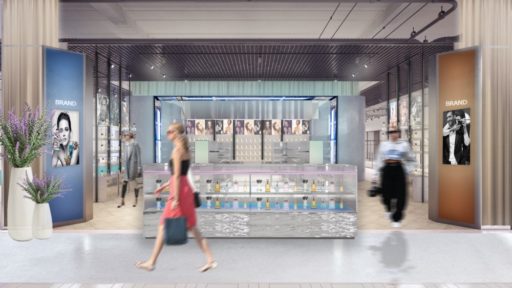 A rendering of the new Flannels beauty hall