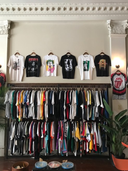 Swamp Rags Vintage pays homage to ’80s and ’90s denim, graphic tees, jackets and other pop-culture collectibles.