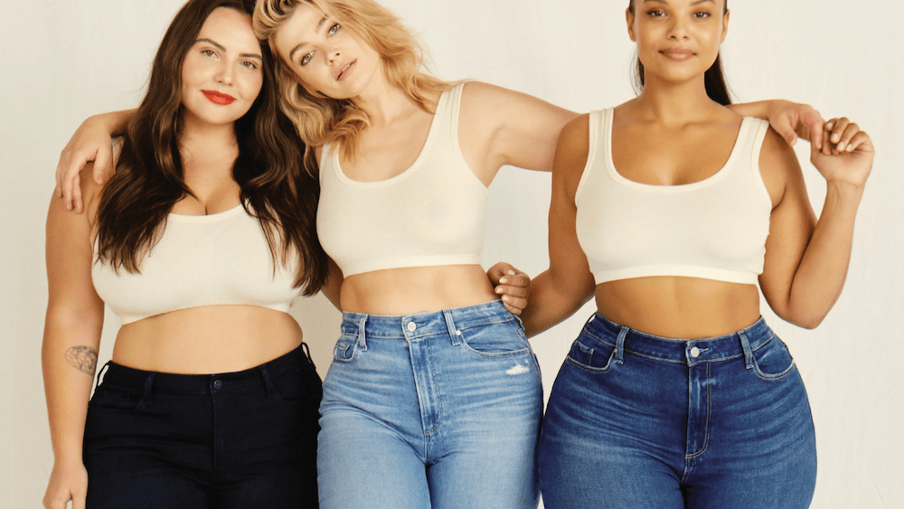 Paige debuted Flaunt Denim, a new line of jeans featuring adjusted measurements and pocket shapes for curvy women.