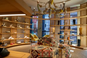 The Tory Burch store on Mercer Street in New York City.