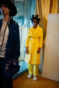 Backstage at Koché RTW Spring 2022