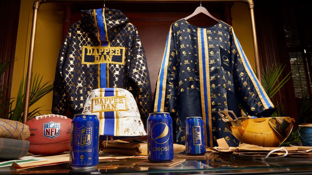 The Pepsi x Dapper Dan collection.