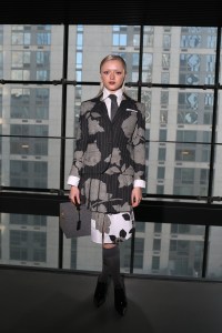 Maisie Williams in the front row at Thom Browne RTW Spring 2020