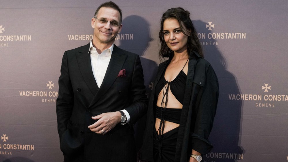 Alexander Schmiedt and Katie Holmes