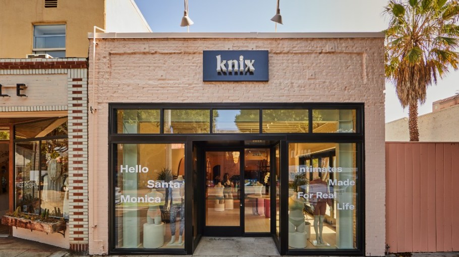 Knix has opened a new storefront in Santa Monica.