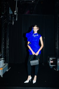 Backstage at AZ Factory RTW Spring 2022