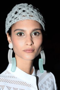 Backstage at Giorgio Armani RTW Spring 2022