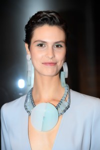 Backstage at Giorgio Armani RTW Spring 2022