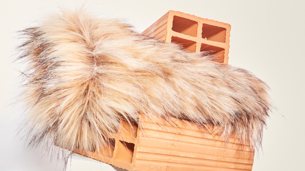 Tissavel's sustainable fake fur containing 50 percent recycled polyester fibers.