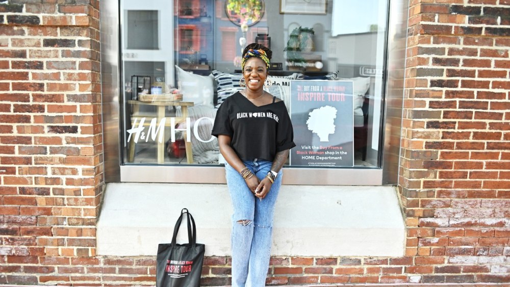 Buy From a Black Woman founder Nikki Porcher has partnered with H&M for a holiday outpost.