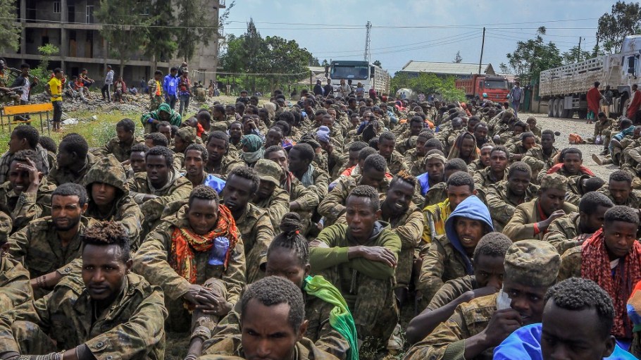 President Biden said Ethiopia, Mali and Guinea will be terminated from the African Growth and Opportunity Act trade preference program.