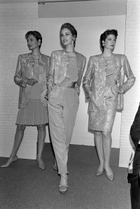 The resort 1990 collection is presented inside designer Bob Mackie's New York City showroom