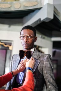 Backstage at the Gucci Spring 2022 Love Parade in Los Angeles
