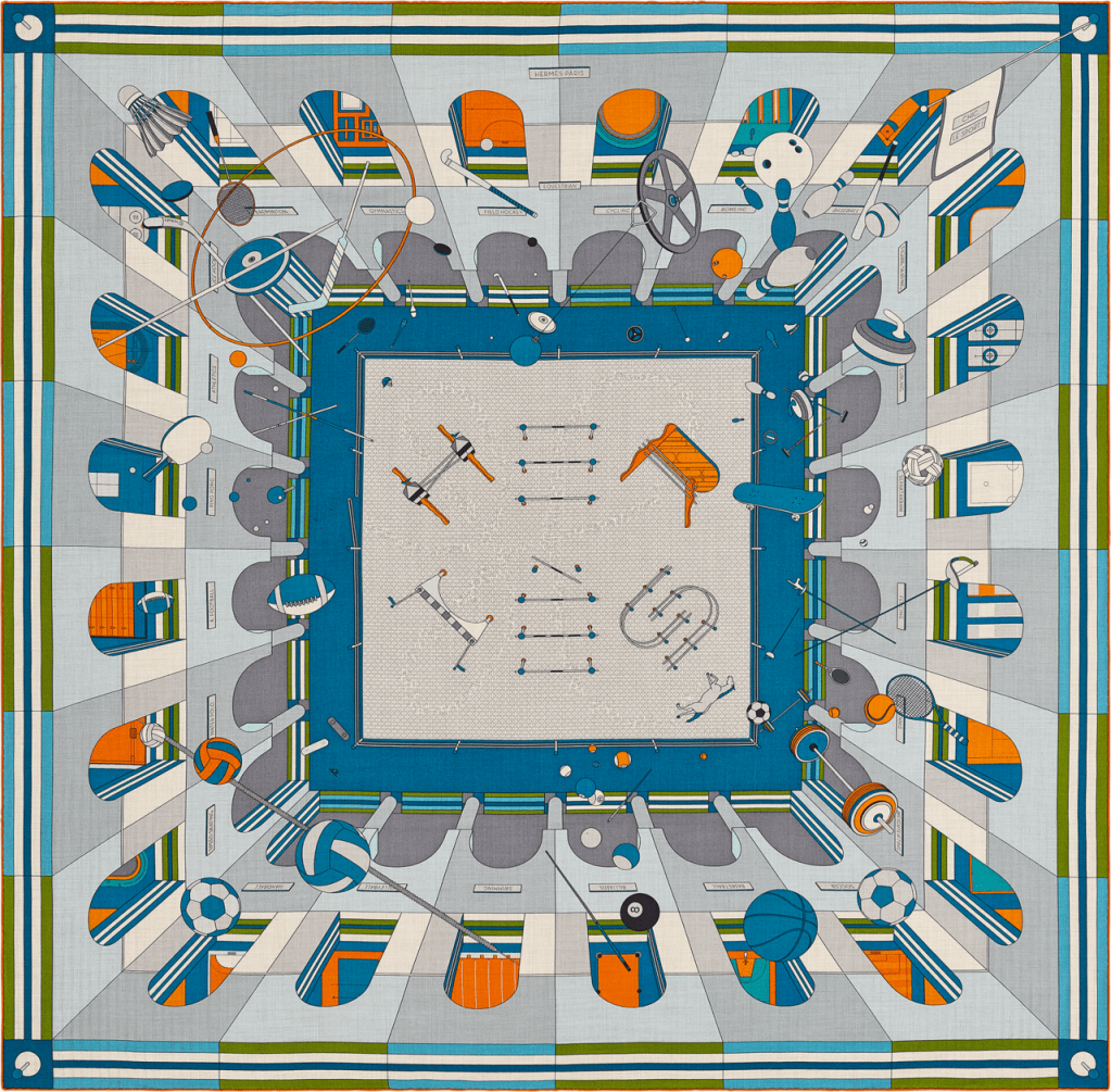 Hermès Chic Le Sport! Scarf