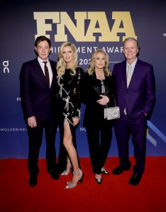 James Rothschild, Nicky Hilton Rothschild, Kathy Hilton, and Rick Hilton