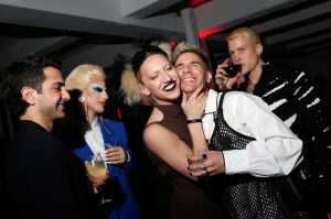 Guests attend a night to celebrate New York hosted by AMI Paris at the Empire State Building