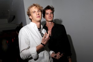 Guests attend a night to celebrate New York hosted by AMI Paris at the Empire State Building