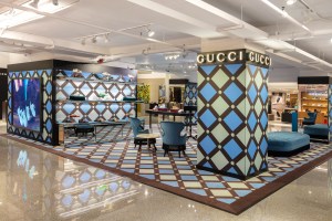 A look at the men's shoe floor at the New York flagship.