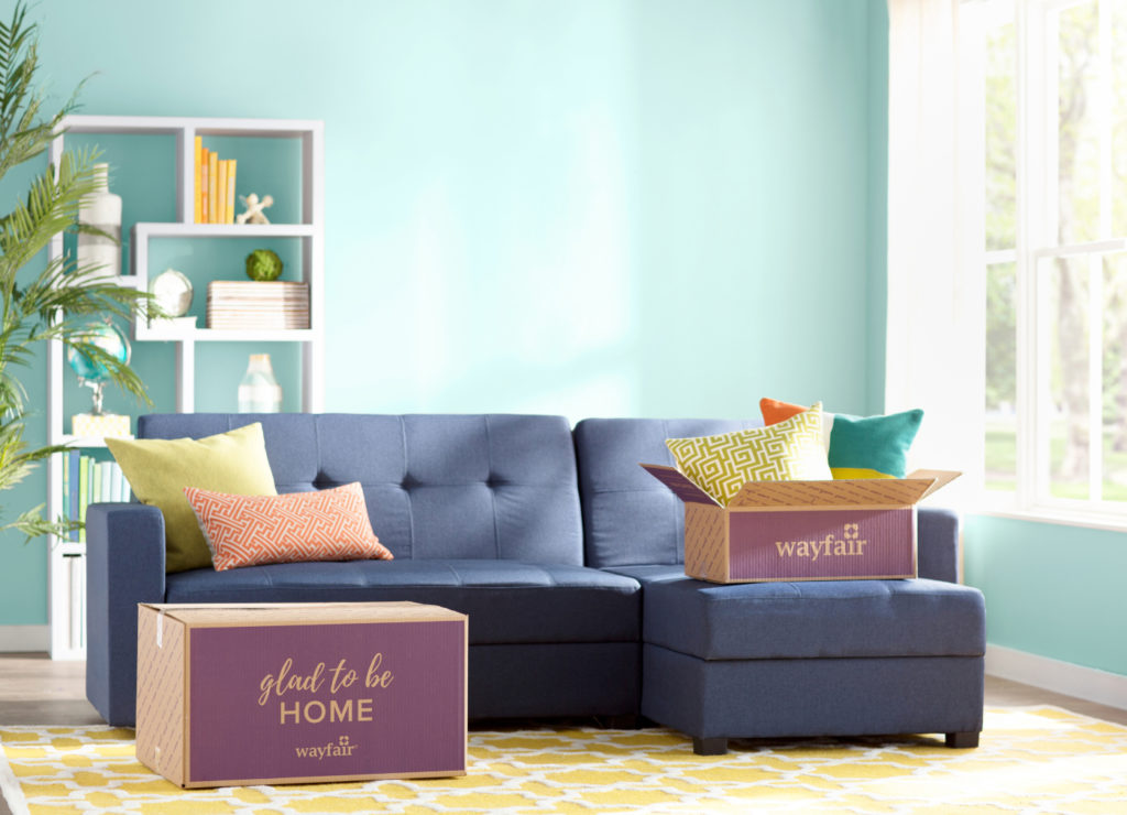 Online home goods behemoth Wayfair plans to invest in brick-and-mortar retail by opening three AllModern and Joss + Main brand stores.