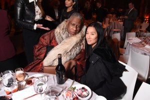 Andre Leon Talley and Vera Wang