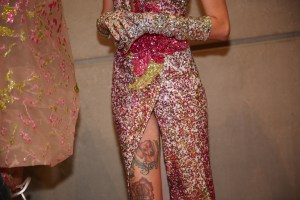 Backstage at Elie Saab Couture Spring 2022