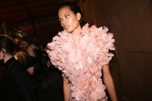 Backstage at Elie Saab Couture Spring 2022