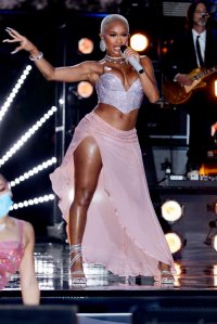 MILEY’S NEW YEAR’S EVE PARTY HOSTED BY MILEY CYRUS AND PETE DAVIDSON -- Pictured: Saweetie performs on Friday, December 31st -- (Photo by: Vijat Mohindra/NBC)