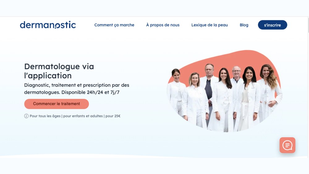 Dermanostic's website