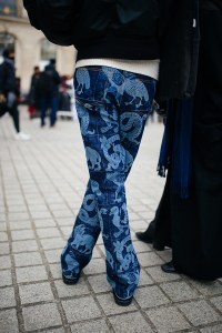Street style at Paris Haute Couture Week Spring 2022.
