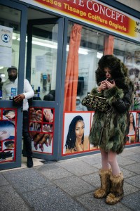 Street style at Paris Haute Couture Week Spring 2022.