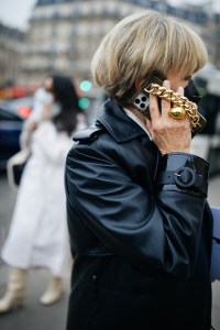 Street style at Paris Haute Couture Week Spring 2022.