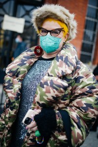 Street style at Paris Haute Couture Week Spring 2022.