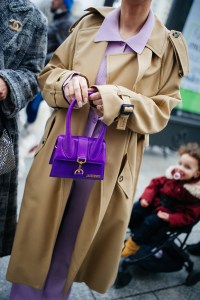 Street style at Paris Haute Couture Week Spring 2022.