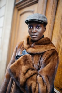 Street style at Paris Haute Couture Week Spring 2022.