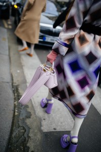 Street style at Paris Haute Couture Week Spring 2022.