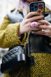 Street style at Paris Haute Couture Week Spring 2022.